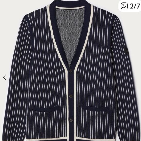 RHONE Other - Rhone Men's Navy and Blue Cardigan